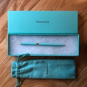 Never Used Tiffany & Co. Blue Purse Pen